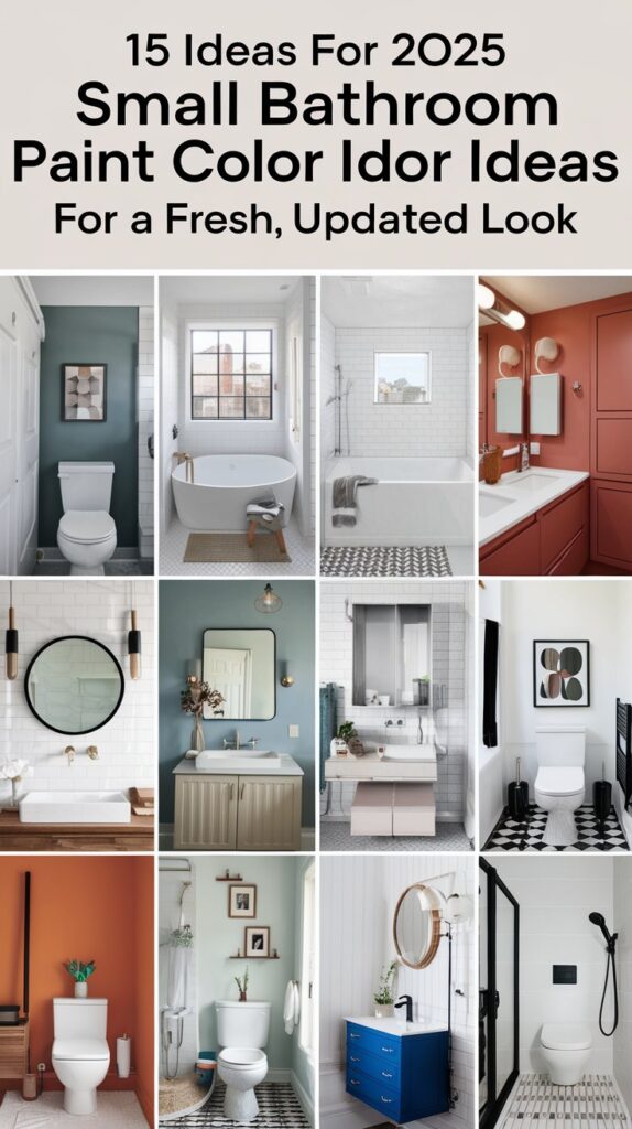 best small bathroom color,
best vanity color for small bathroom,
bathroom paint for small bathroom,
painting a small bathroom,
dark paint in small bathroom,
colors that make a bathroom look bigger,