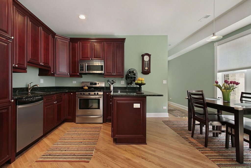 best green paint color for kitchen wall