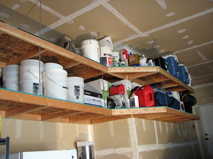How to Build Strong and Sturdy Floating Garage Shelves