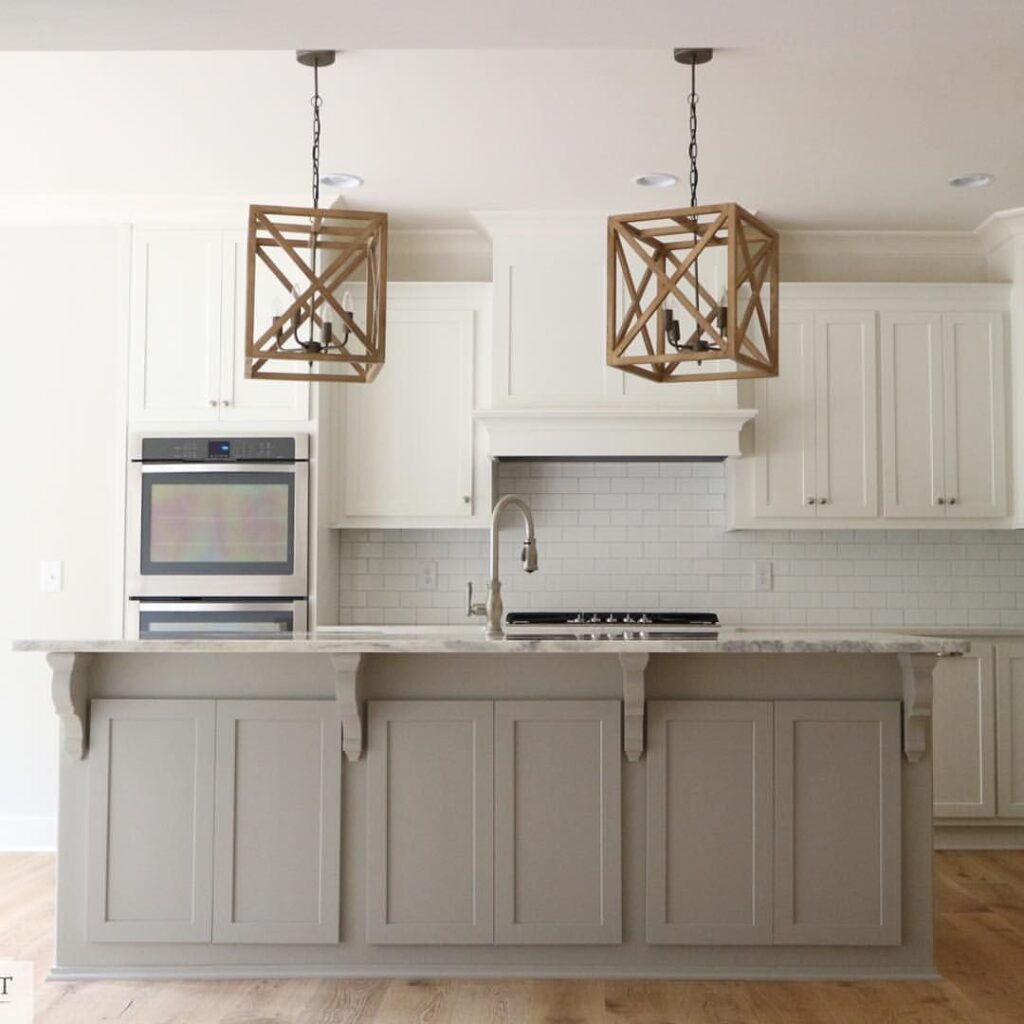 Repose Gray Cabinets and Alabaster Walls