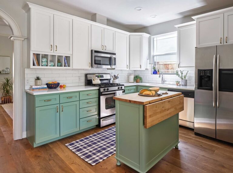 How to transform a kitchen with Benjamin Moore Alabaster cabinets ...