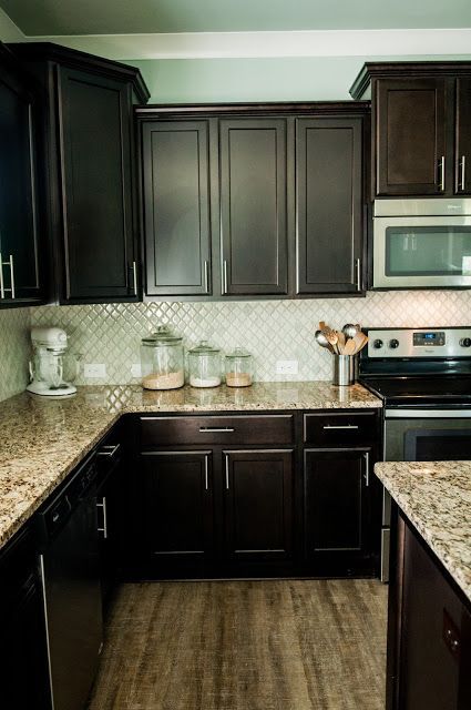 Espresso Cabinet Backsplash Ideas for a Chic and Modern Kitchen | HOME ...