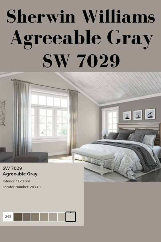 Sherwin Williams Agreeable Gray Color Palette