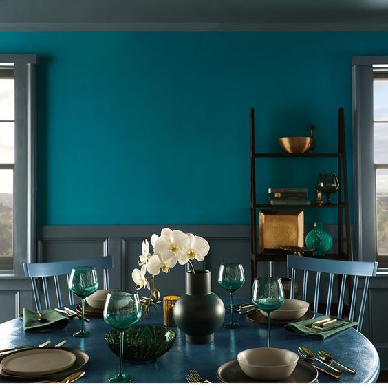 Beauty of Behr Teal Paint Colors