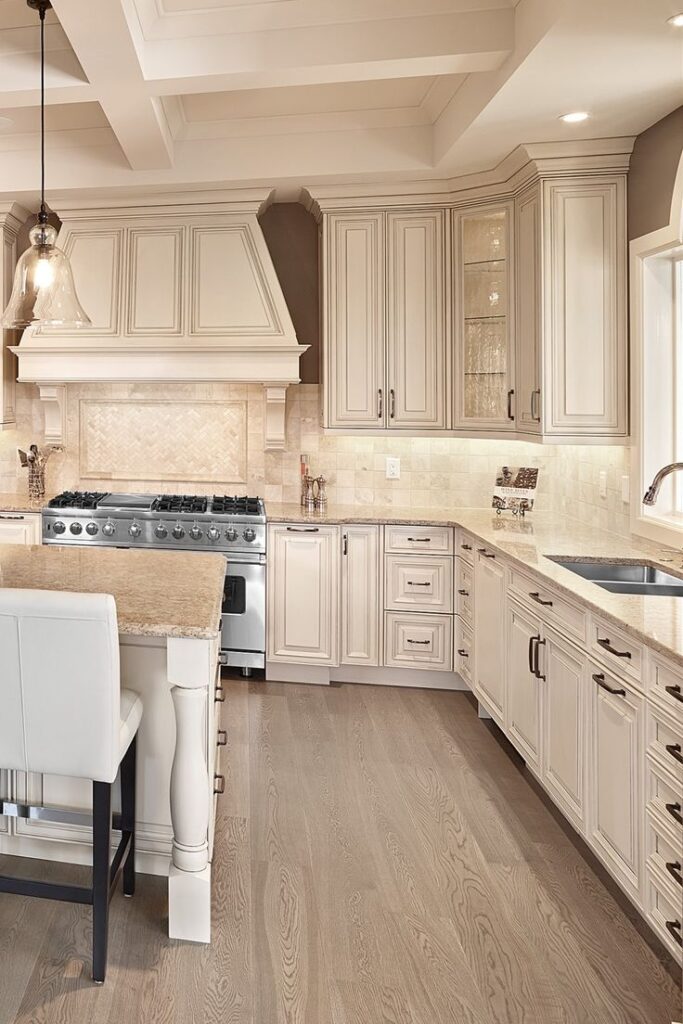Elevate Your Kitchen with Cream Off-White Cabinets - Enhance Your Space ...