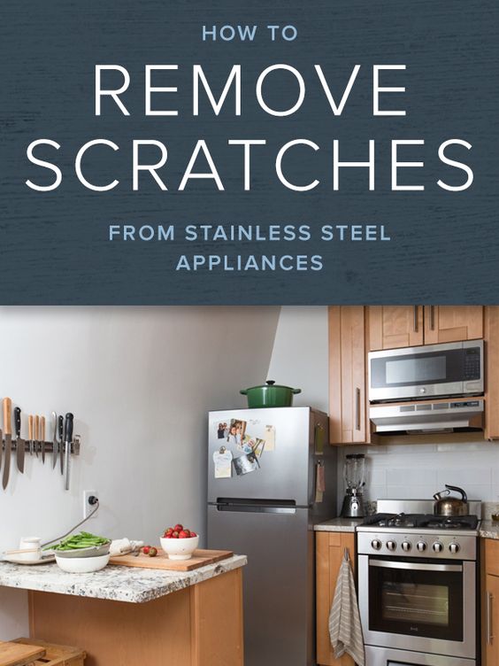 Removing Scratches from Stainless Steel Appliances