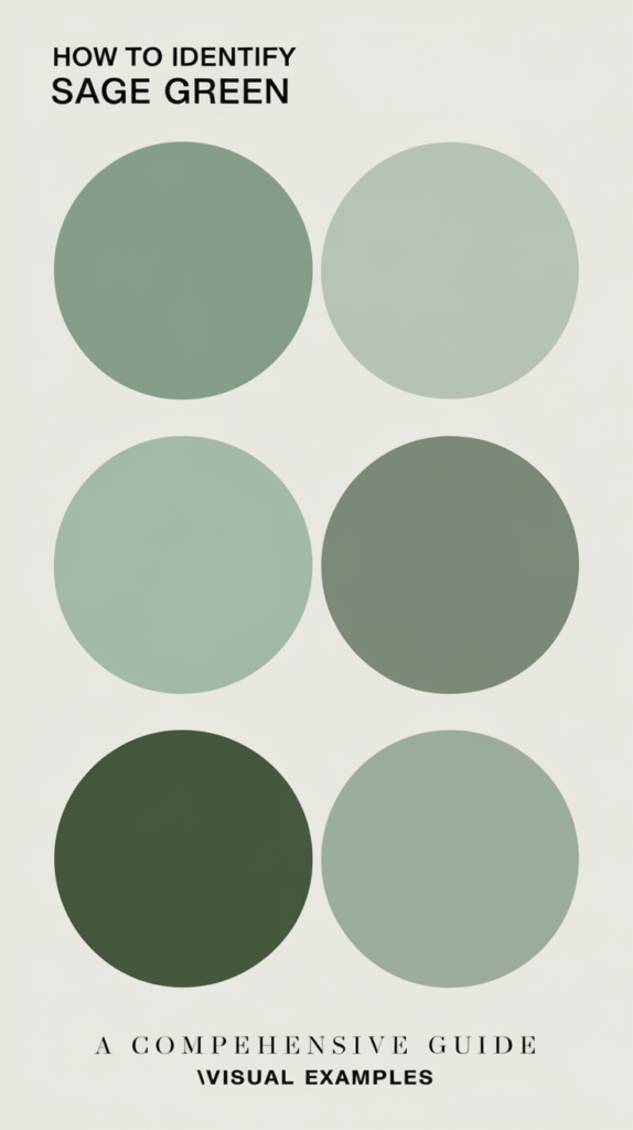 How to Identify Sage Green: A Comprehensive Guide with Visual Examples