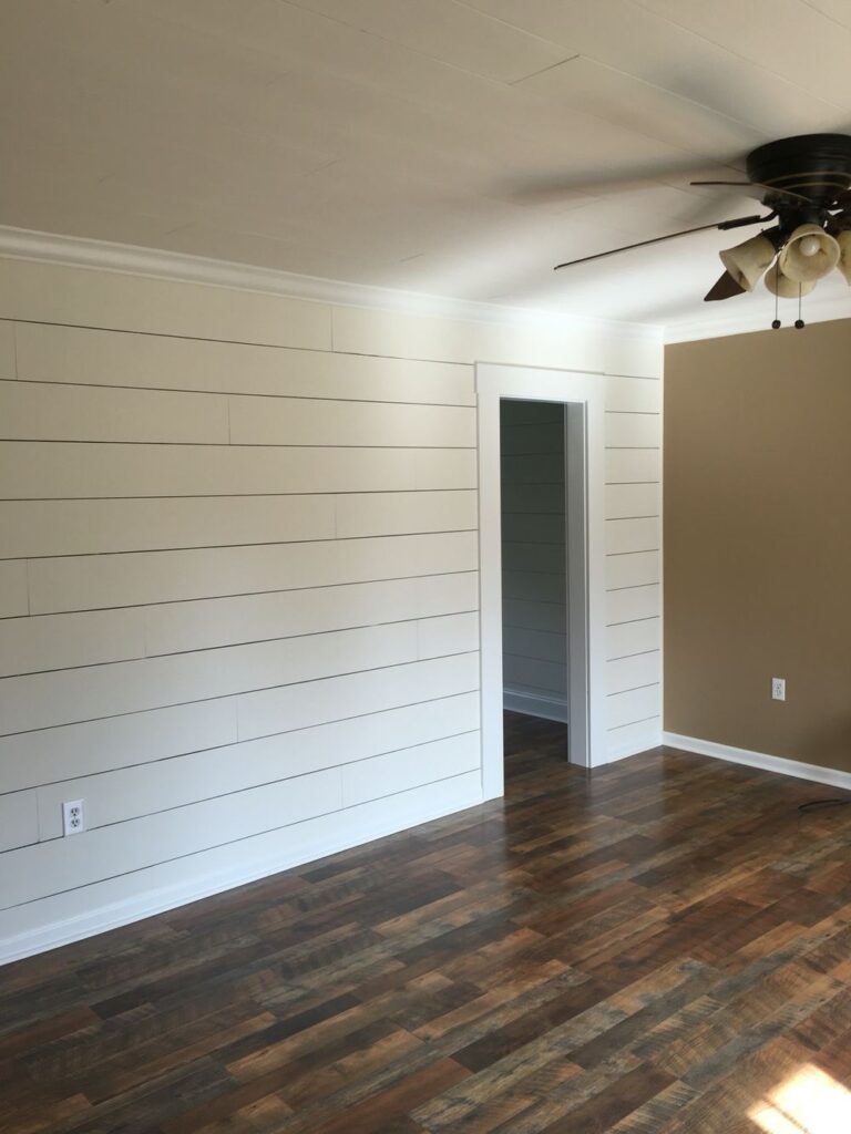 How to Paint Faux Shiplap for a Cozy Farmhouse Look