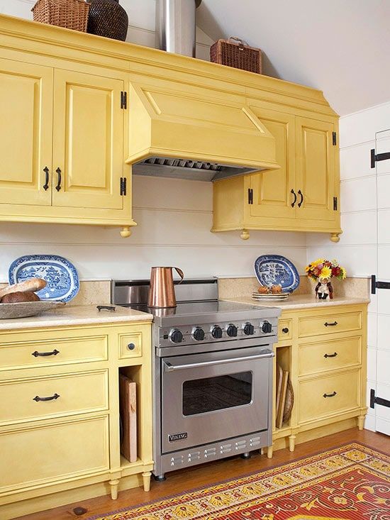 Yellow Kitchen Cabinets for Your Home