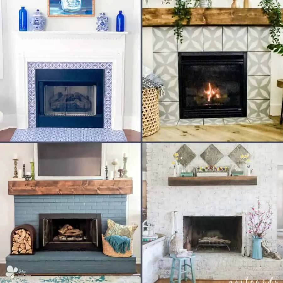 Transform Your Fireplace with These Creative Peel and Stick Tile Ideas