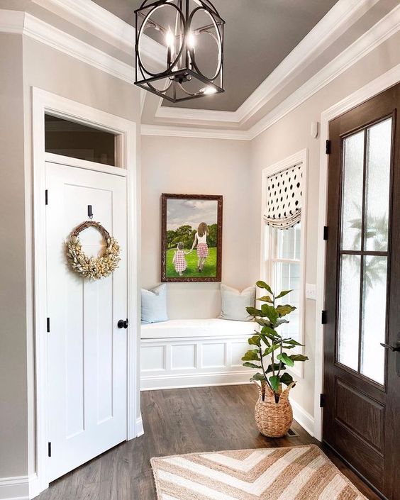 Warmest Greige Paint Colors for a Cozy Home behr solid stain colors, super paint sherwin williams, behr paints, painting kitchen cabinets white, room paint, paint cabinets white, warmest greige paint color,