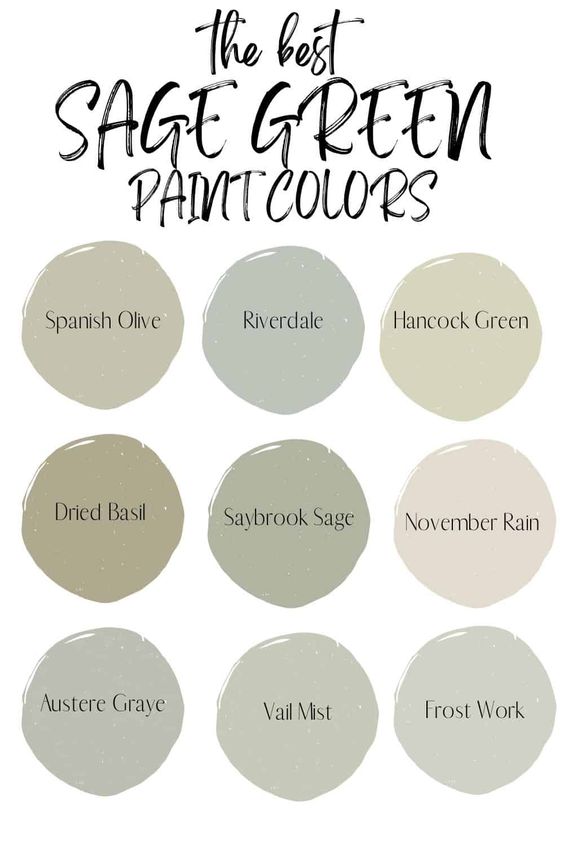 Best Color Green With Sage