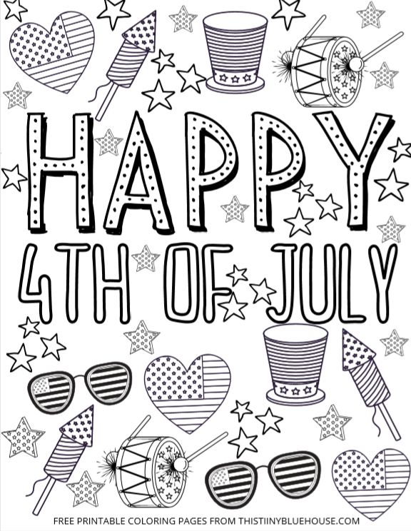 How can I add patriotic flair with free 4th of July printables in 2024 ...