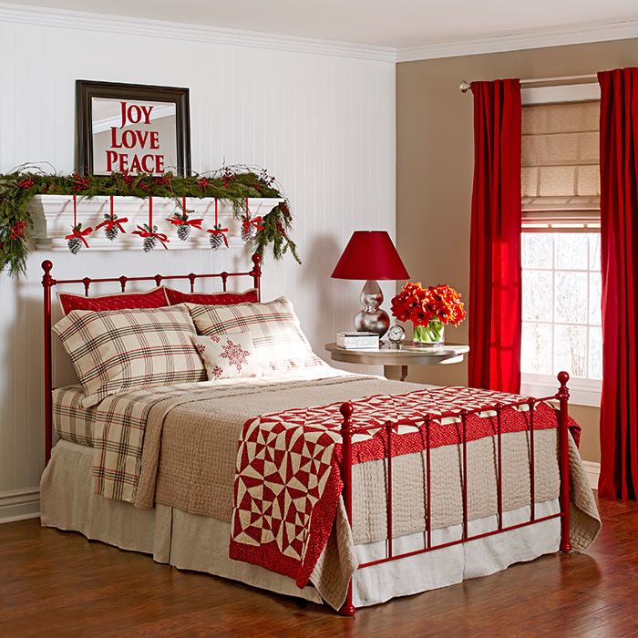 Holiday Guest Bedroom 3 Ways