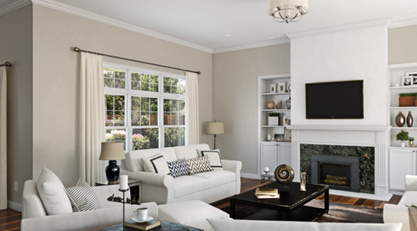 Sherwin Williams Agreeable Gray (SW 7029)
A popular warm gray with a balanced tone, providing a similar neutral vibe to Edgecomb Gray and Pale Oak.