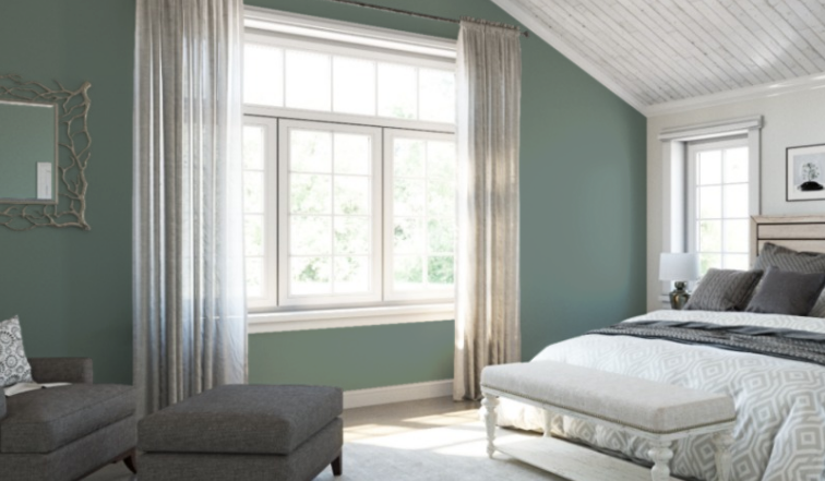 Sherwin Williams Underseas
A tranquil, muted green with subtle blue undertones, perfect for creating a serene and sophisticated atmosphere. Ideal for adding depth and elegance to any modern decor.