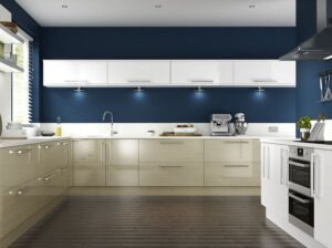 Are The Best Blue Paints Trendsetting For 2024 Kitchen Cabinets HOME   Af8c420e3a0592d334815c0f2228b515 Navy Blue Kitchens Cream Kitchens 300x224 