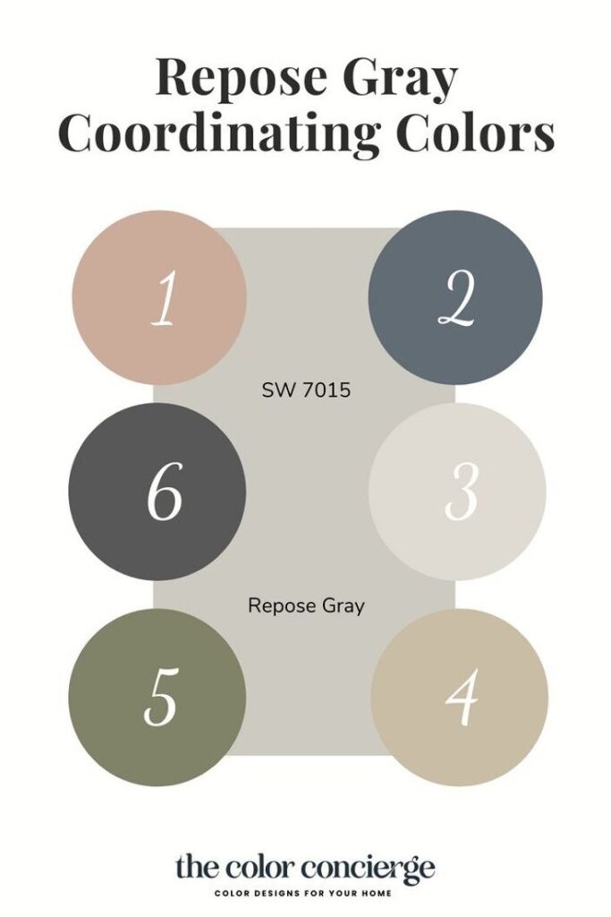 Repose Gray Coordinating Colors
