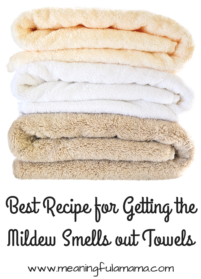 How to Get the Smell Out of Towels