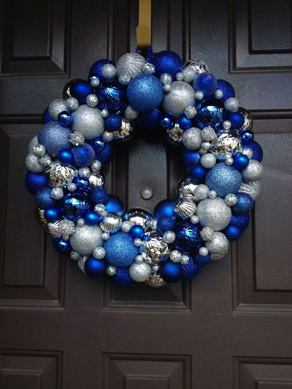 Blue and Silver Christmas Decor