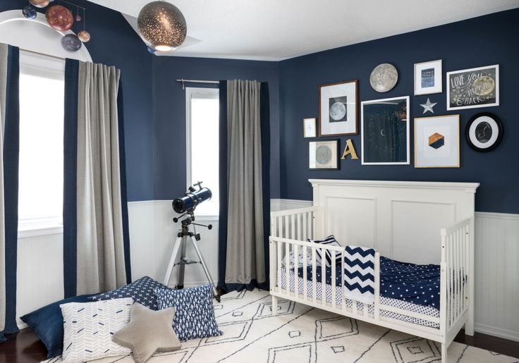 Blue and White Nursery Reveal