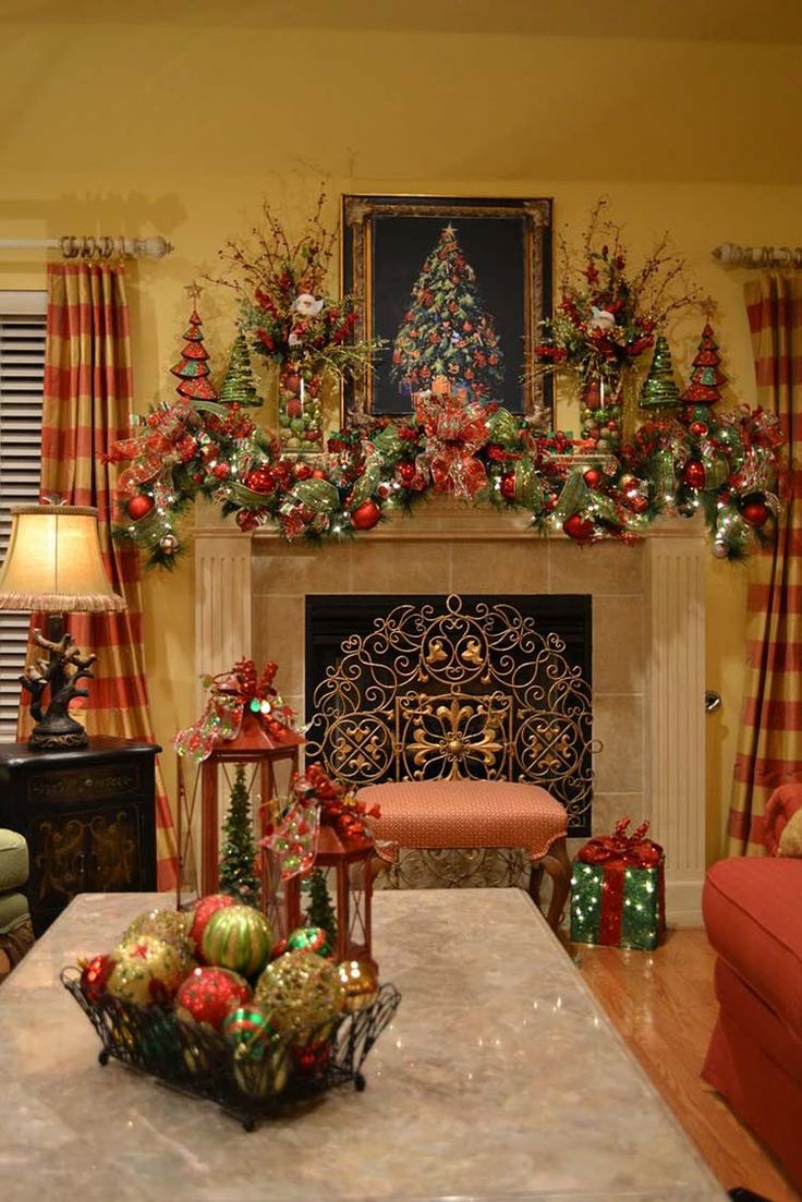 What are the 2024 ideas for a dazzling Christmas mantel? HOME