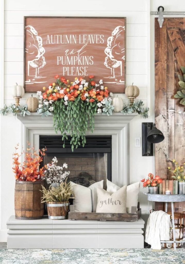 Fall Mantel Decor Ideas