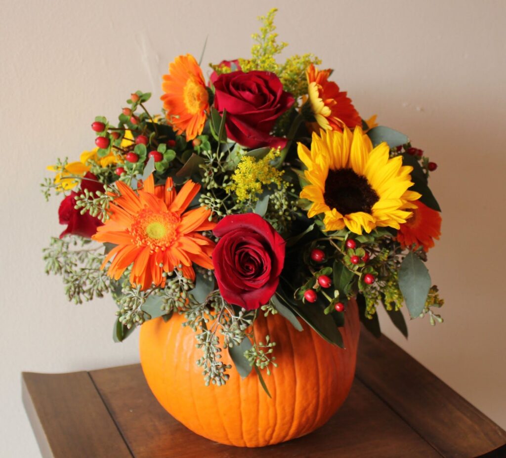 Pumpkin Flower Arrangements