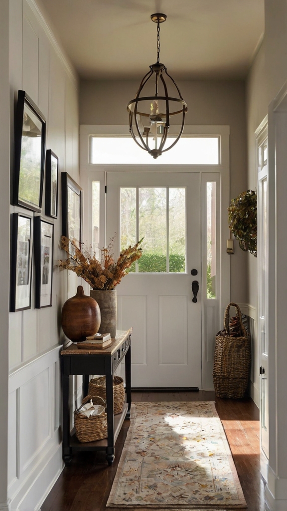 Painting Entryway or Foyer Walls: Pale Oak by Benjamin Moore – 2024 Wall Color