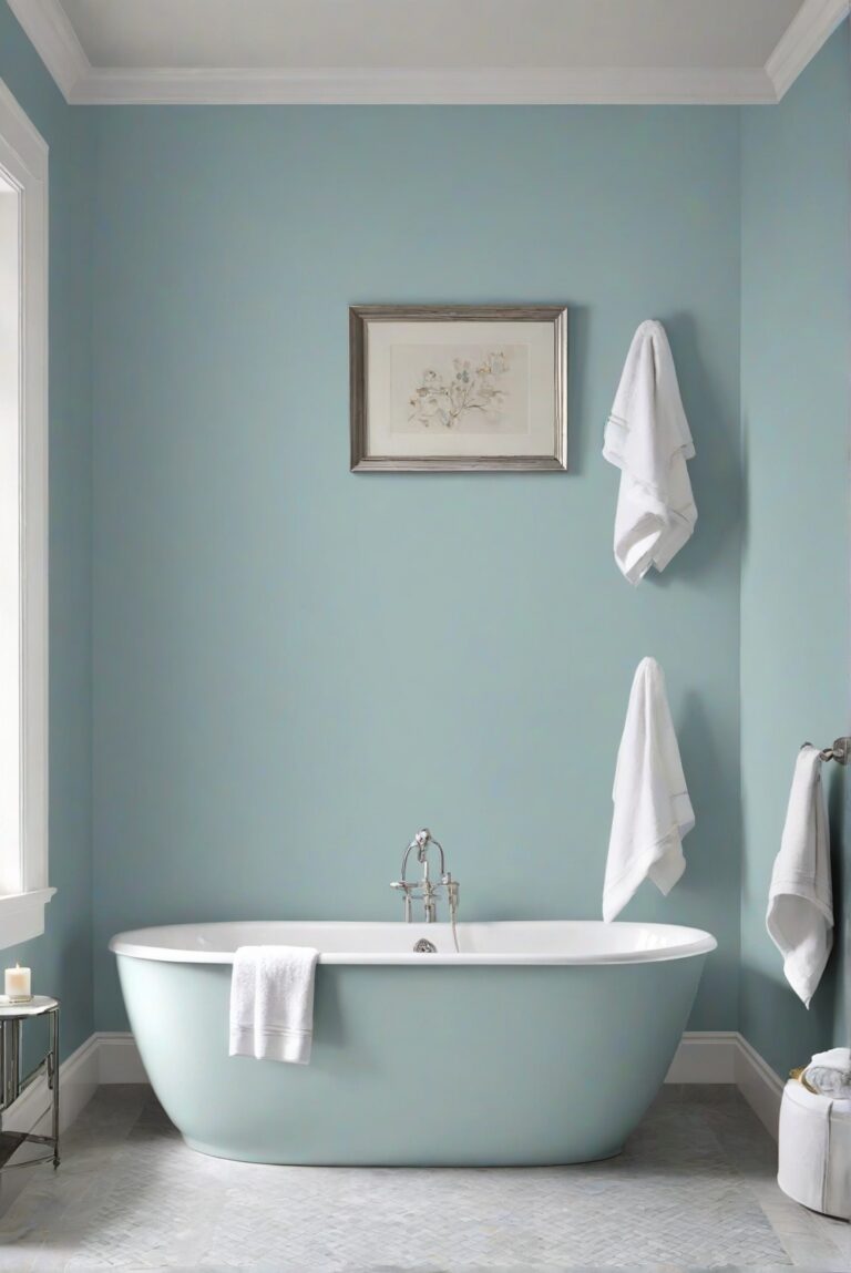 Bathroom Walls: Drizzle SW 6479 - 2024 Wall Paint Guide | HOME CABINET ...