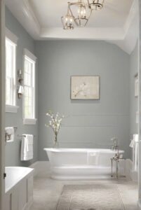 Bathroom Walls: Silverpointe SW 7653 - 2024 Wall Paint Guide | HOME ...