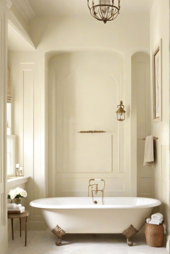 Bathroom renovation, Antique White paint, Wall painting ideas, Interior design services