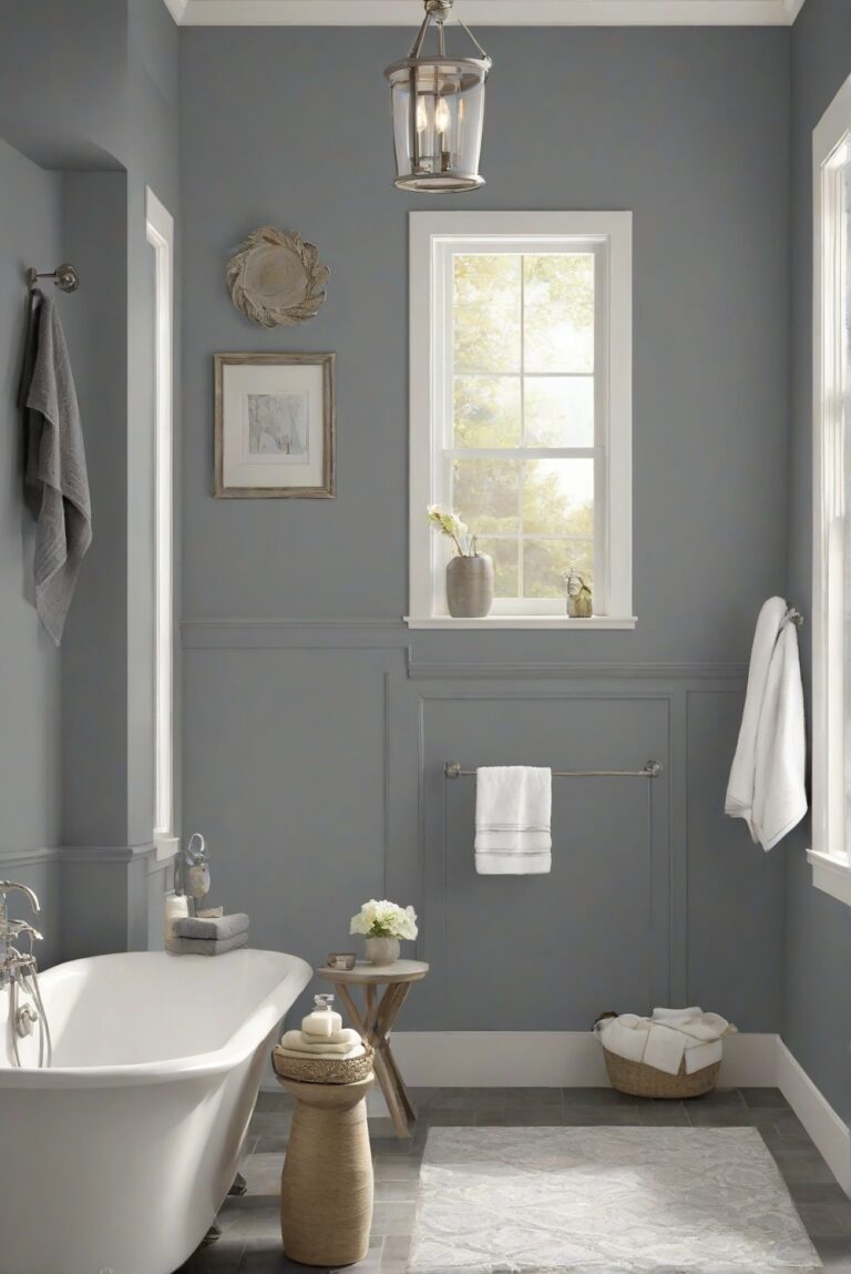 Bathroom Walls: Grizzle Gray SW 7068 - 2024 Wall Paint Guide | HOME ...