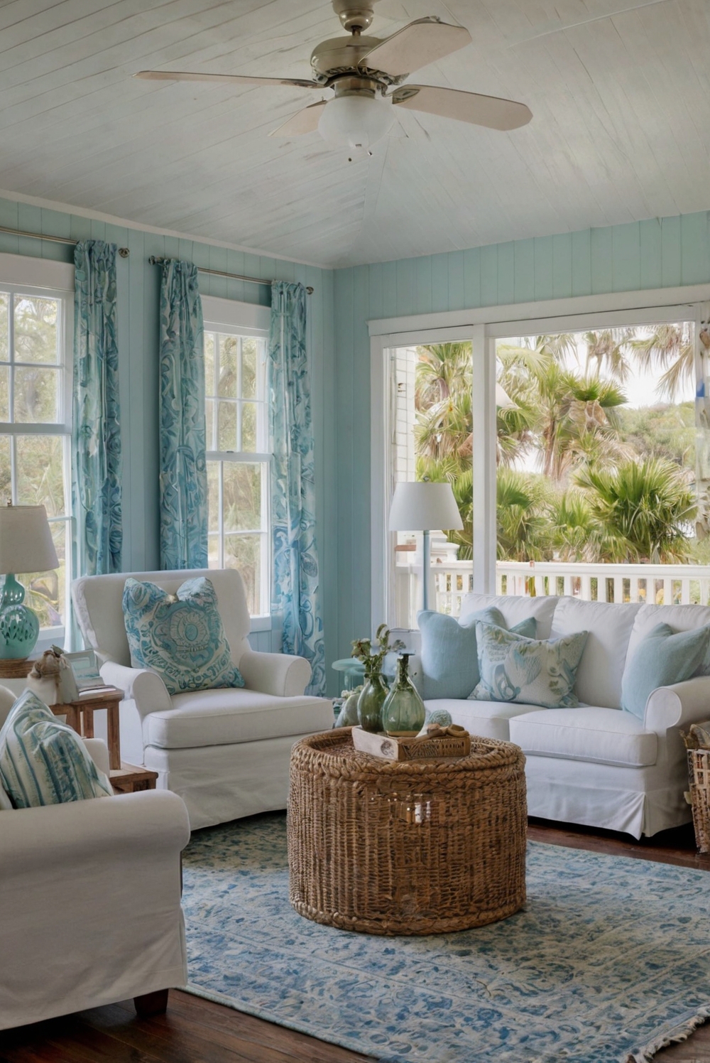 Beachy Retreat 2024: Benjamin Moores White Dove & Sherwin Williams ...