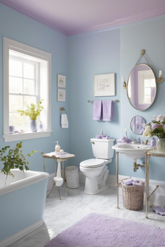 Best 5 Color SW Palettes with Baby Blue and Lilac for Your Room 2024