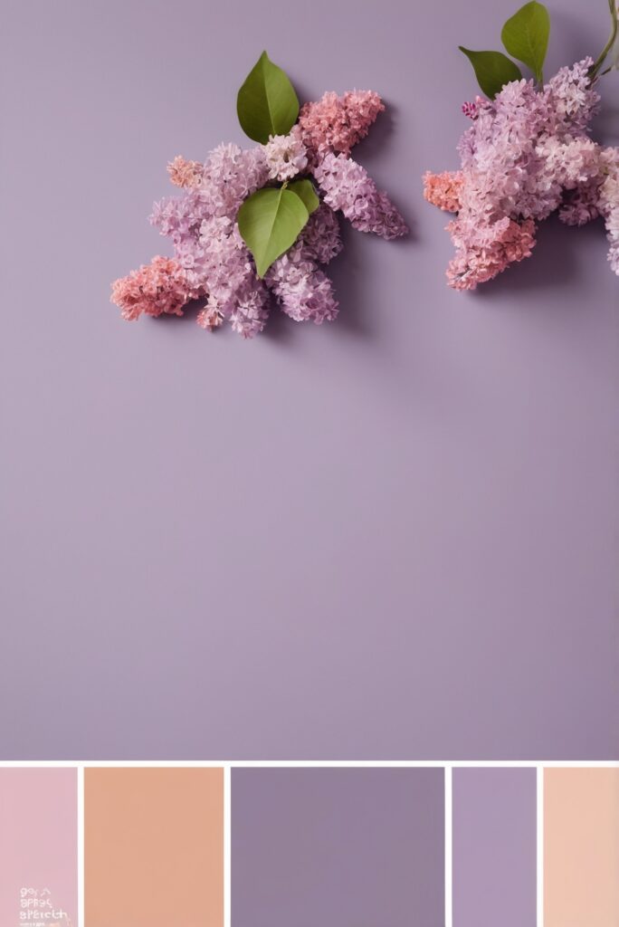 Best 5 Color SW Palettes with Lilac and Peach for Your Room 2024
