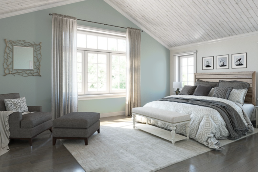 Best Shade of Tradewind (SW 6218) for a Calming Bedroom