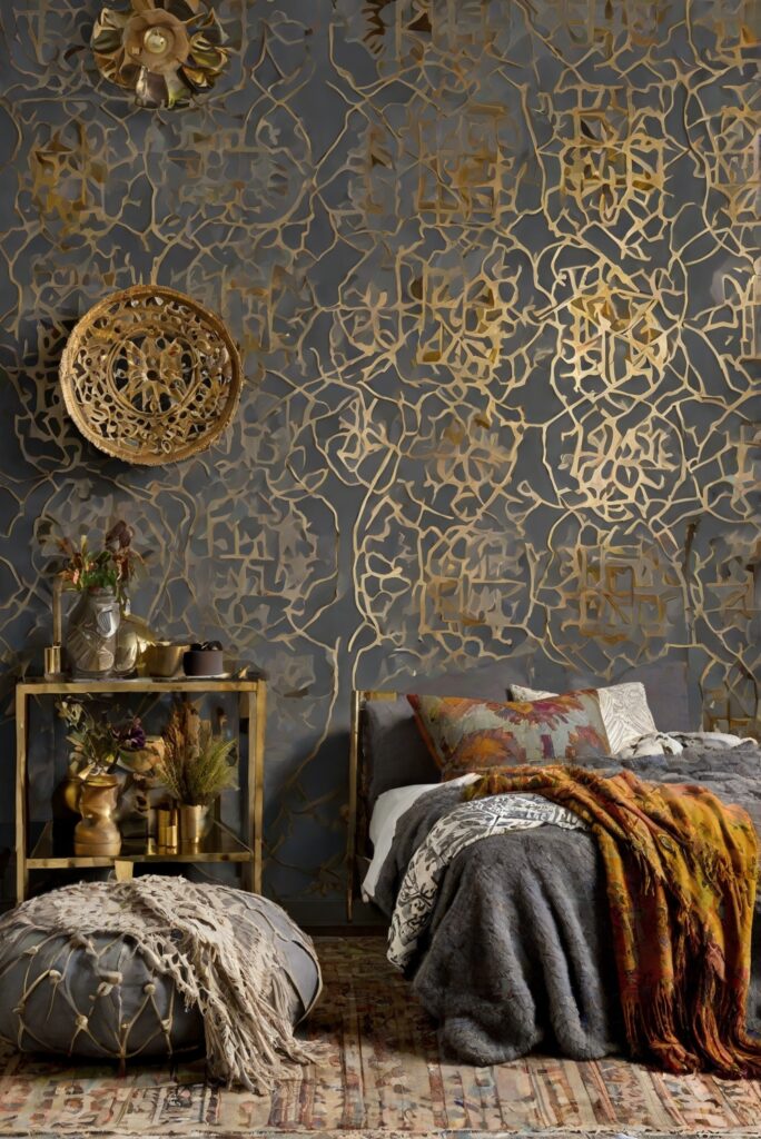 Boho Luxe: Elevate Your Space with Sherwin Williams Tarnished Trumpet!