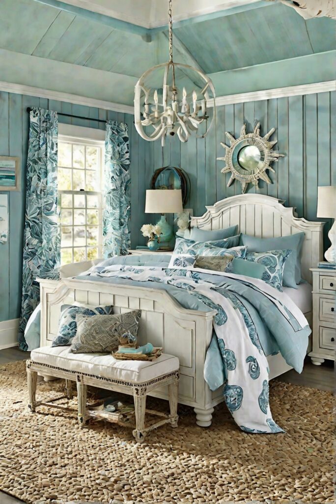 Coastal Retreat: 5 Ideas for a Coastal-Inspired Bedroom with Benjamin Moores Palladian Blue!