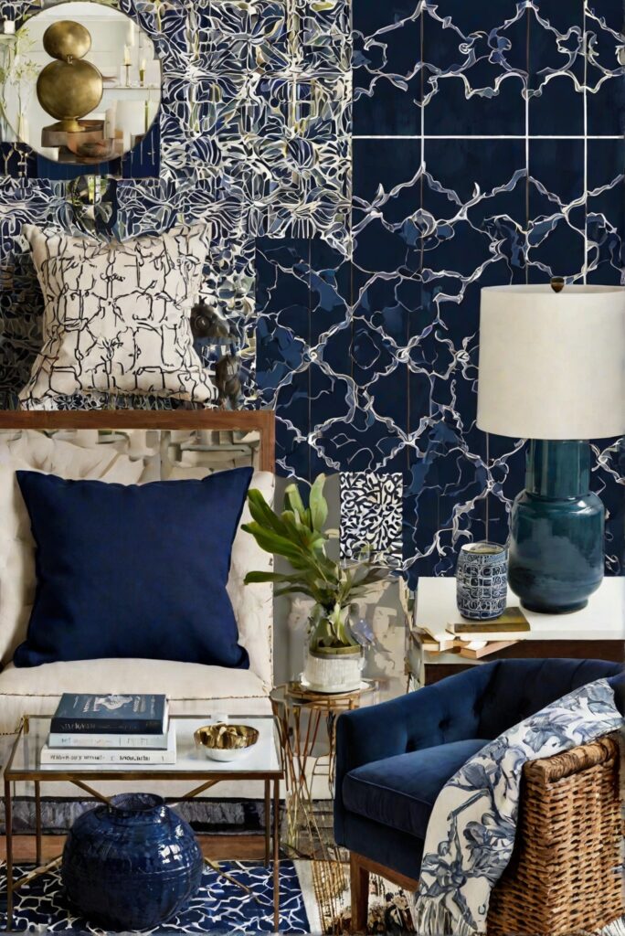 Eccentric Eclecticism: Hale Navy Accent Wall Inspiration!