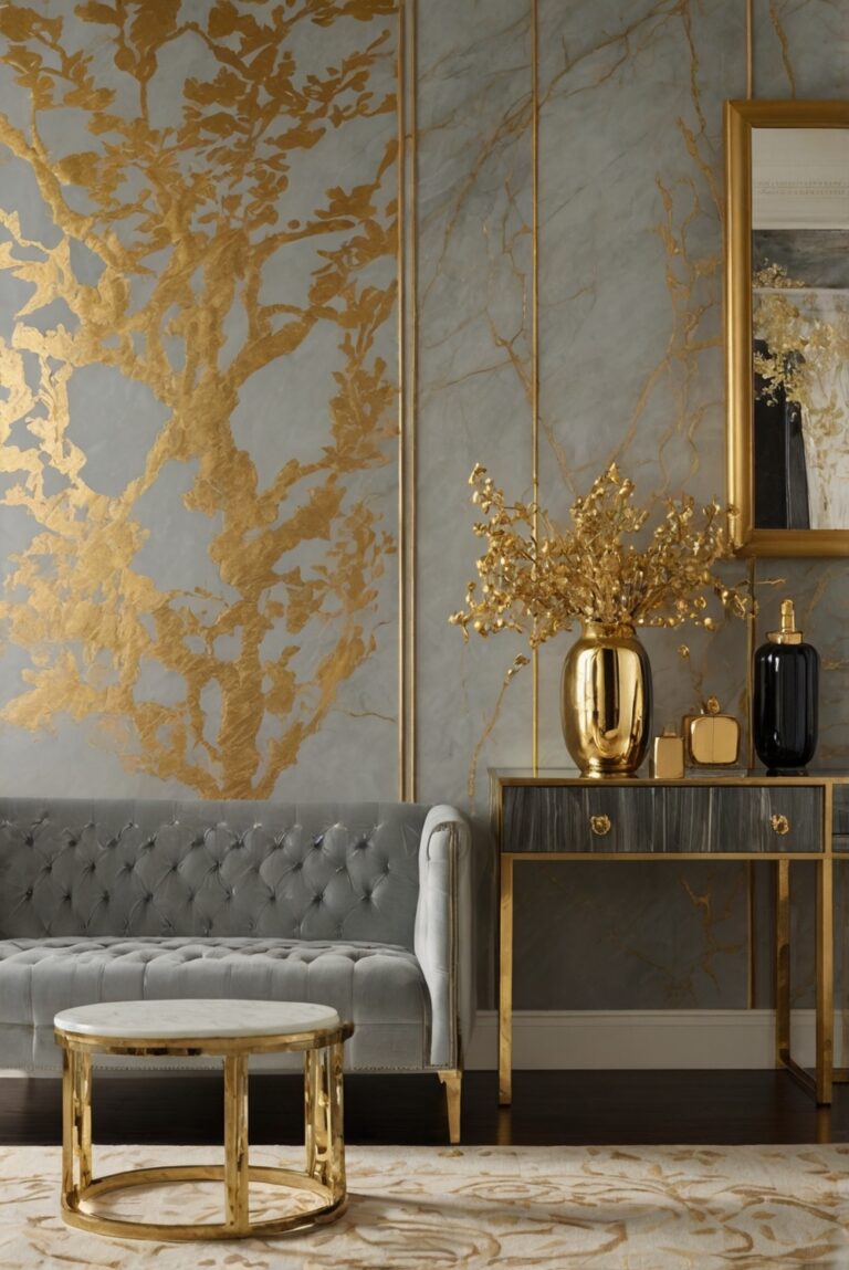 Glamorous Gold: Sherwin Williams Silver Strand & Benjamin Moores Gold ...