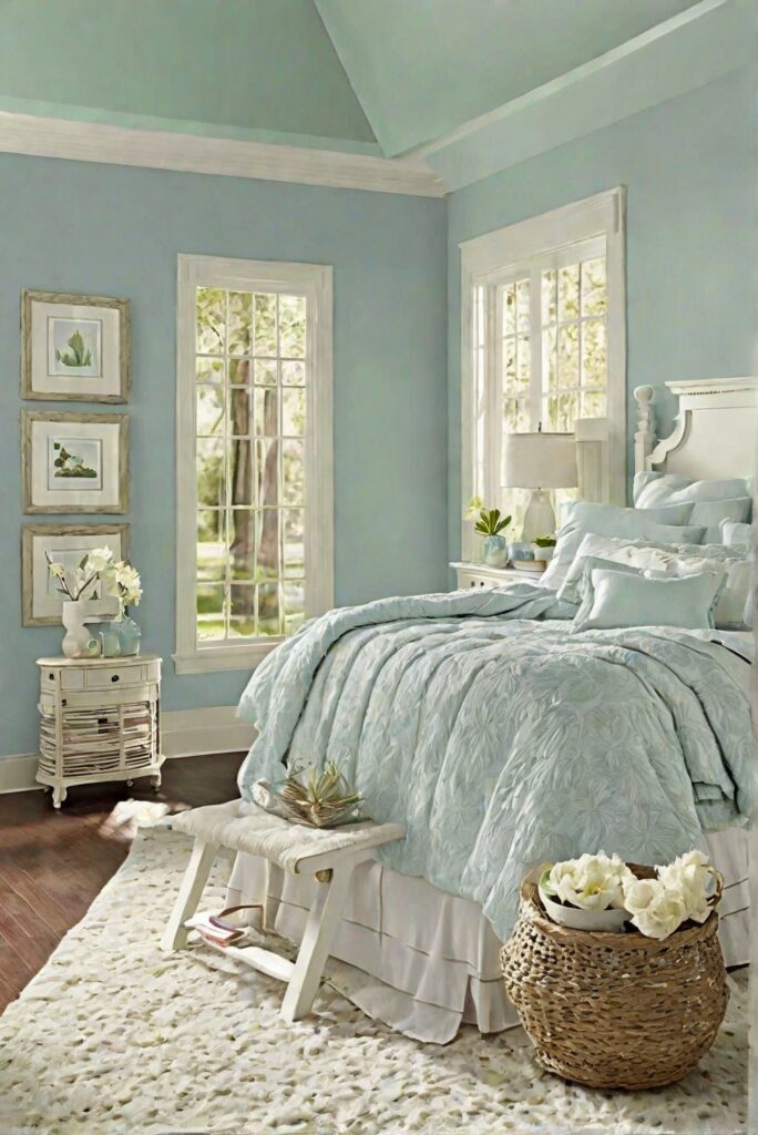 Soft Serenity: How to Create a Calming Bedroom with Sherwin Williams Sea Salt!