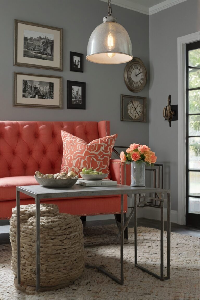 urban chic, interior design, home decor, paint color match