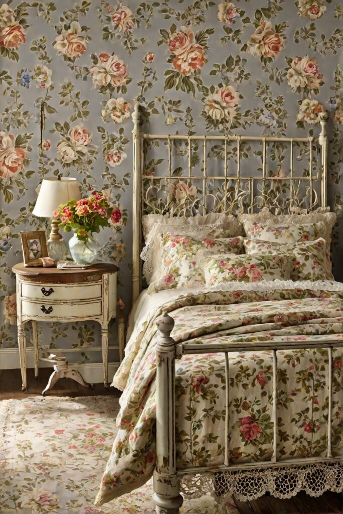 Vintage Charm: How to Create a Charming Vintage Bedroom with Sherwin Williams Repose Gray!