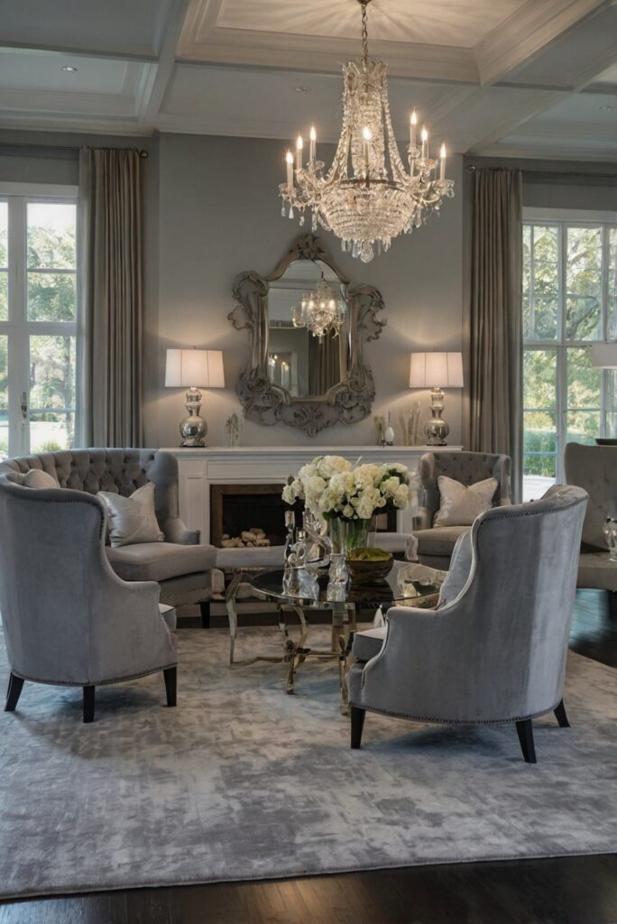 elegant home decor, luxury interior design, upscale furniture design, contemporary home interiors