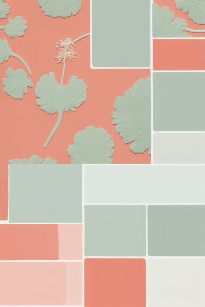 Best 5 Color SW Palettes with Coral and Mint Green for Your Room 2024