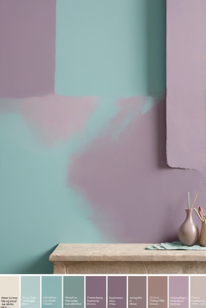 Best 5 SW Palettes Colors with Aqua and Mauve for Your Room 2024