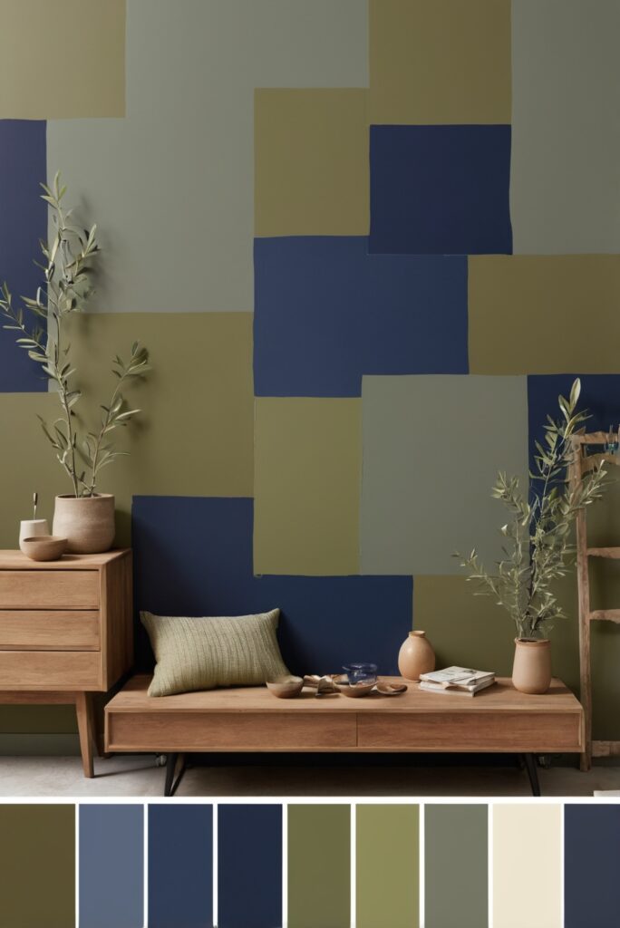 Best 5 SW Palettes Colors with Olive Green and Indigo for Your Room 2024