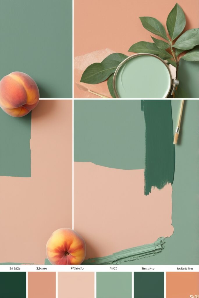 Best 5 SW Palettes Colors with Peach and Emerald Green for Your Room 2024
