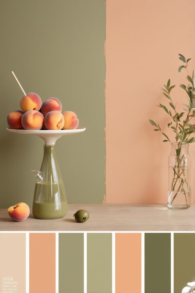 Best 5 SW Palettes Colors with Peach and Olive for Your Room 2024